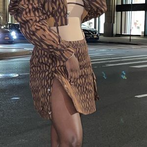 Adidas x Ivy Park Icy Collection skirt